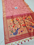 Ranjana Tussar Paithani Saree- BV2 A