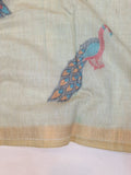 Manjula Linen Paithani Saree- BV7 A