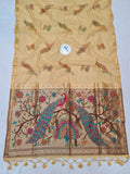 Manjula Linen Paithani Saree- BV7 E
