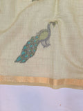 Manjula Linen Paithani Saree- BV7 B