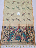 Manjula Linen Paithani Saree- BV7 B