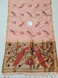 Manjula Linen Paithani Saree- BV7 C