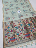 Kalash Linen Paithani Saree- BV8 B