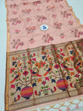 Kalash Linen Paithani Saree- BV8 C