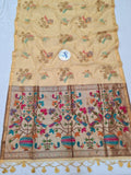 Kalash Linen Paithani Saree- BV8 D
