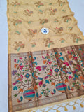 Kalash Linen Paithani Saree- BV8 D