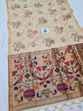Kalash Linen Paithani Saree- BV8 E