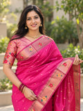 Shuka Tussar Paithani Saree- BV9 B