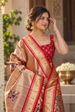 Shankari Paithani Dupatta Allover Zari NB15 B