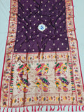Lotus Border Paithani Saree- VV5 C