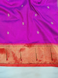 Radha Krishna Single Muniya Paithani - 100 % Pure Silk & Handwoensaree