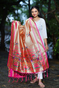 Shankari Paithani Dupatta Allover Zari NB15 A