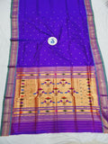 Double Pallu Paithani - 100 % Pure Silk Handloom Saree DPP1 A18