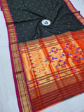 Double Pallu Paithani - 100 % Pure Silk Handloom Saree DPP1 A20