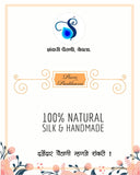 Pure Mor Popat Brocket Paithani Sarees With Blouse Piece - 100 % Natural Silk & Handmade saree