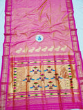 Double Pallu Paithani - 100 % Pure Silk Handloom Saree DPP1 A22