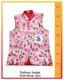 Paithani Jacket-Silver Zari