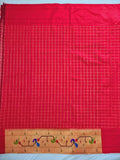 Mor Popat Brocket Paithani Sarees With Blouse Piece - 100 % Natural Silk & Handmade saree
