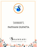 Shankari Paithani Dupatta - Golden Zari Weaving NB32  A