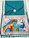 Radhe Shyam Paithani Saree - Soft RK3 H