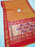 Double Pallu Paithani - 100 % Pure Silk Handloom Saree DPP1 A39