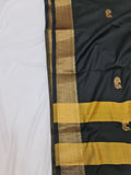 Golden Border Black Sico Paithani Saree SKB 1 A