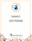 Shankari Nauvari Semi Paithani saree- 9 yards, Soft