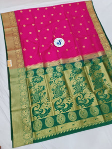 Vibha Semi Paithani Saree- SK13 J