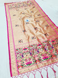 Shankari Paithani Dupatta Allover Zari NB15 A