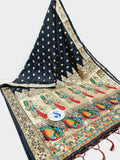 Peshwai Pallu  Semi Paithani Saree- VV1 H