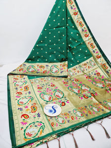 Hansa Big Border Paithani Saree - VV2 J