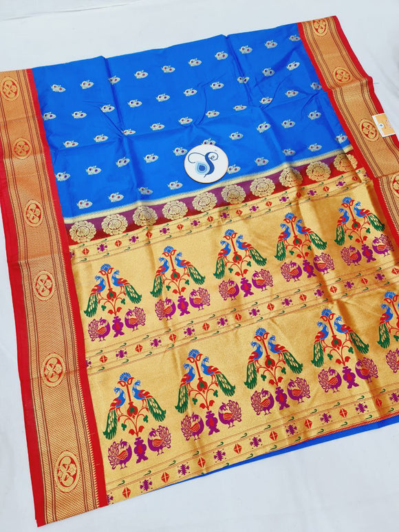 Leela Semi Paithani Saree- PC10 A