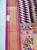 Katli Semi Paithani Saree- CH6 B