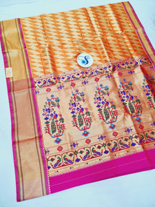 Katli Semi Paithani Saree- CH6 D