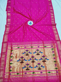 Double Pallu Paithani - 100 % Natural Silk & Handwoven saree DPP1 B