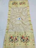 Shankari Paithani Dupatta - Golden Zari Weaving NB32  F