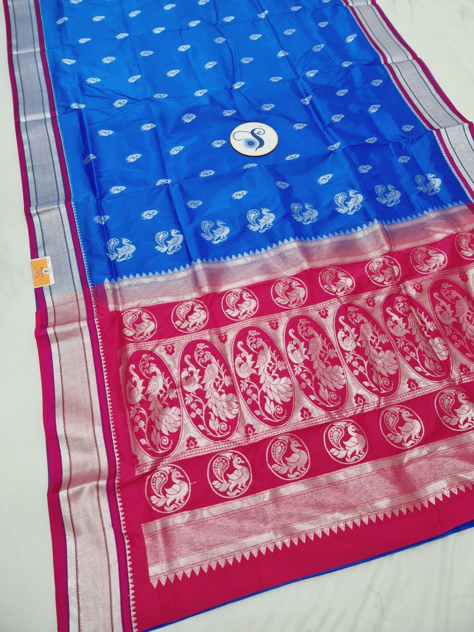 Kovai paalum pazhamum 9.5 yard madisar saree – www.vannamayil.com