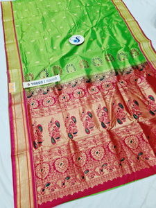 Vasundara Nauvari Paithani saree 9 Yards- SK10 D