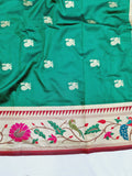 Shankari Paithani Dupatta - Golden Zari Weaving NB35 E