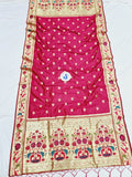 Shankari Paithani Dupatta - Golden Zari Weaving NB35 I