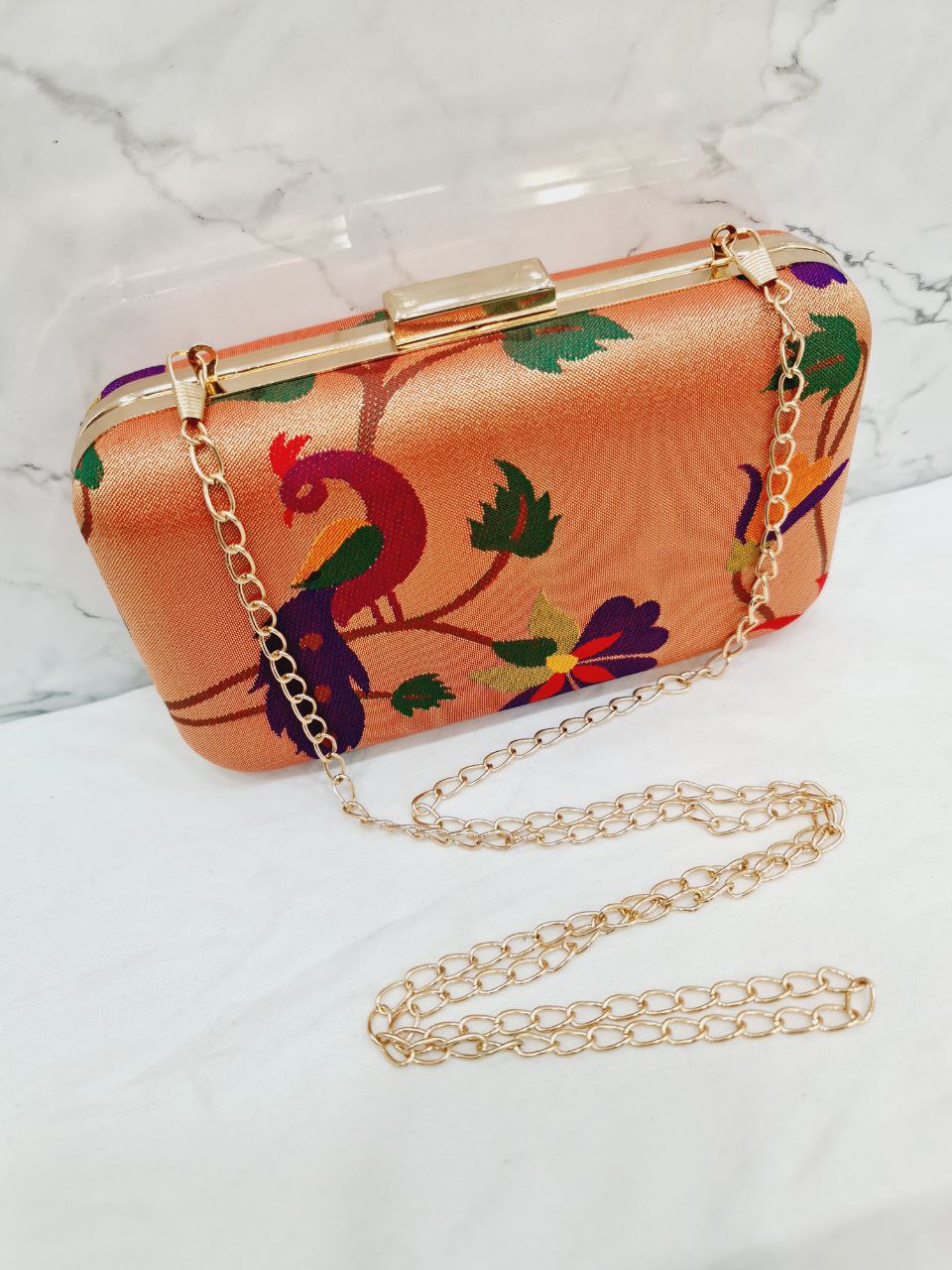Paithani Clutch PR1 A25 Shankari Paithani