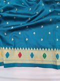 Shankari Paithani Dupatta - Golden Zari Weaving NB32 K