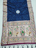 Shankari Brocket Big Border Paithani Saree- MB7 I Soft