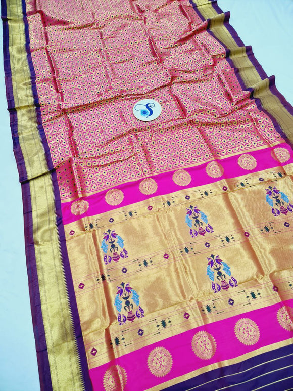 Maharani Semi Paithani Saree NB41 A