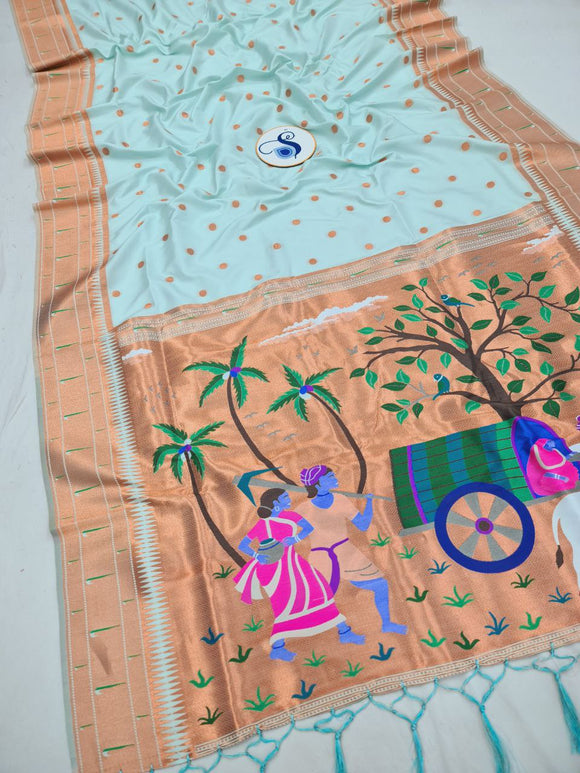 Annapurna Semi Paithani Saree- YS2 H