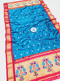 Paithani Dupatta - Pure Silk Powerloom SLV3 A